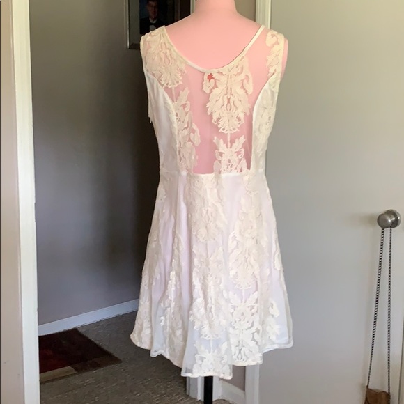 🌾Chelsea & Violet cream colored lace dress🌾 - Picture 3 of 11